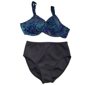 MIRACLESUIT / MAGICSUIT Basilisk Underwire Bikini  38DDD Swimsuit‎